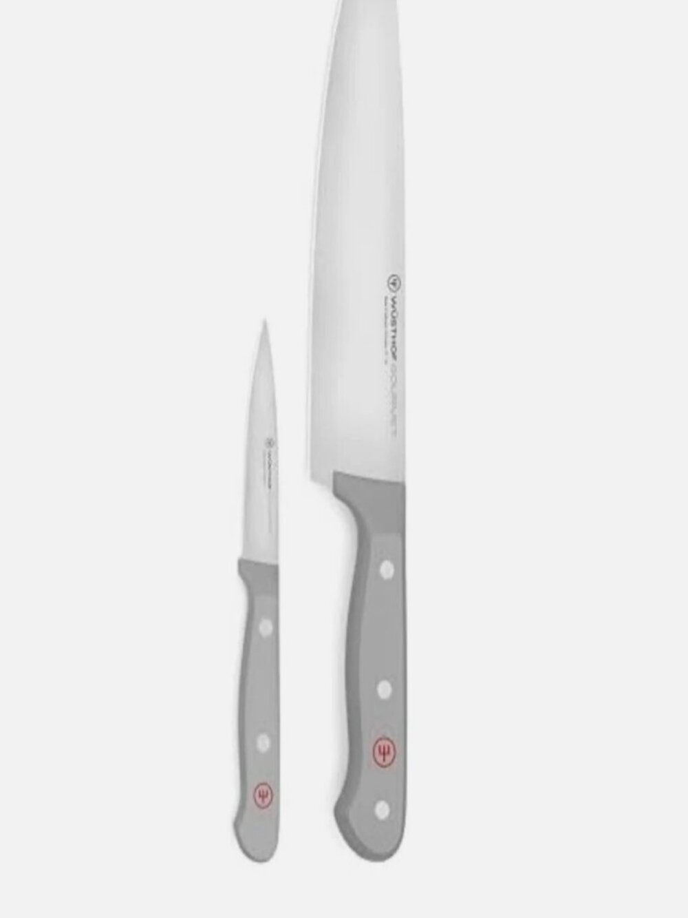 Wusthof Gourmet Grey 2-Pc Prep Set - 8" Cook's and 3" Paring